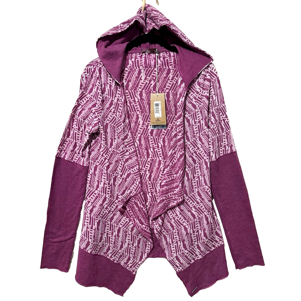 NWT Prana Graceful Wrap Sweater Cardigan Hoodie Shrug Womens Size Small